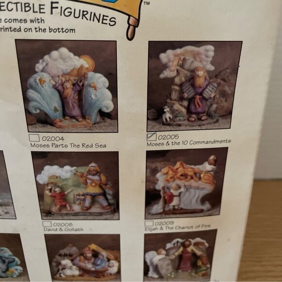 The Beginners Bible Moses and 10 Commandments Ceramic Collectible Figure 1996 - Picture 11 of 14